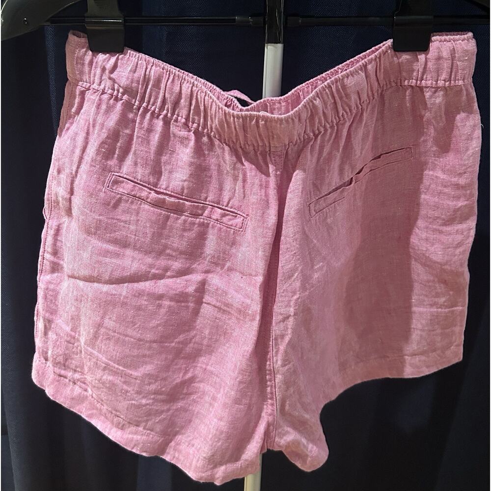 C & C California Linen Light Pink Shorts Women's size M - Picture 2 of 3